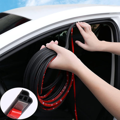 Tira de sellado de goma a prueba de polvo y reducción de ruido para automóvil