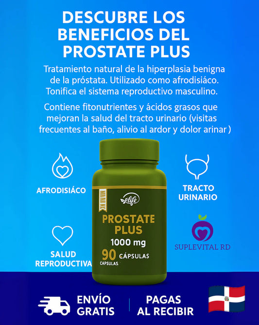 👨⚕️ Prostate Plus 90 Cápsulas – Cuidado natural para la próstata y vitalidad masculina