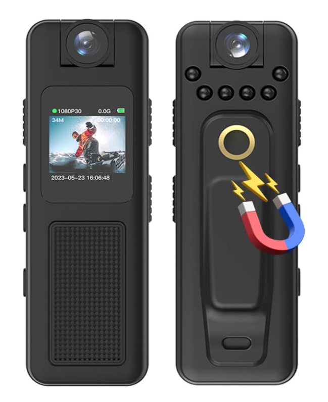 Mini cámara portátil con visión nocturna 1080P