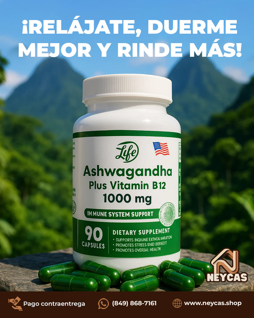 Ashwagandha Life™ | Suplemento Antiestrés Natural