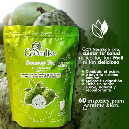 TÉ DE GUANABÁNA x 60 (INFUSIONES) | Salud y bienestar